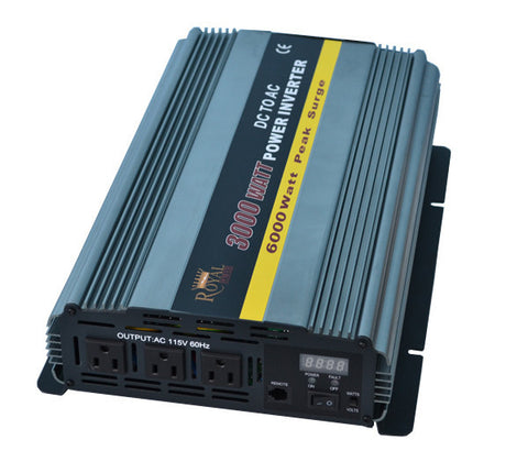 3000 Watt Power Inverters 24 Volt DC To 110 Volt AC