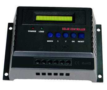 30-Amp 12-Volt/24-Volt Digital Solar Power Charge Controller