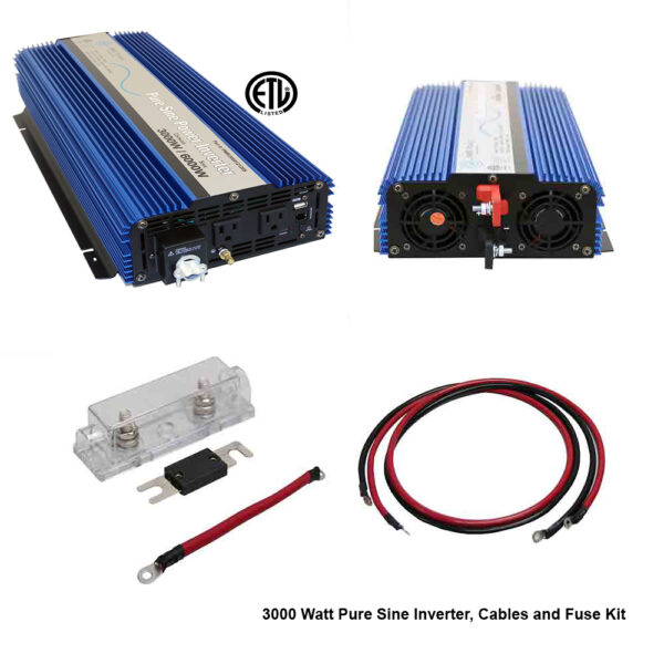 3000 Watt Pure Sine Inverter Kit - AIMS Power